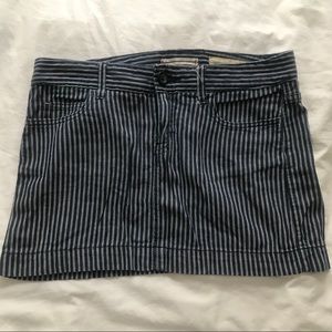 Gap Railroad Striped Mini Skirt